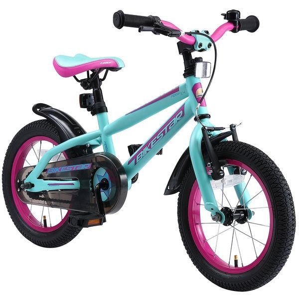 Bikestar 14 Zoll Kinderfahrrad – Kinder 3–5 Jahre, Rot